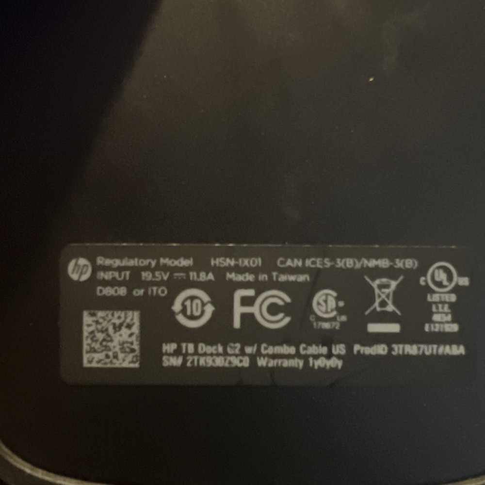HP 230W AC Power Adapter hp hsn-ix01 Combo