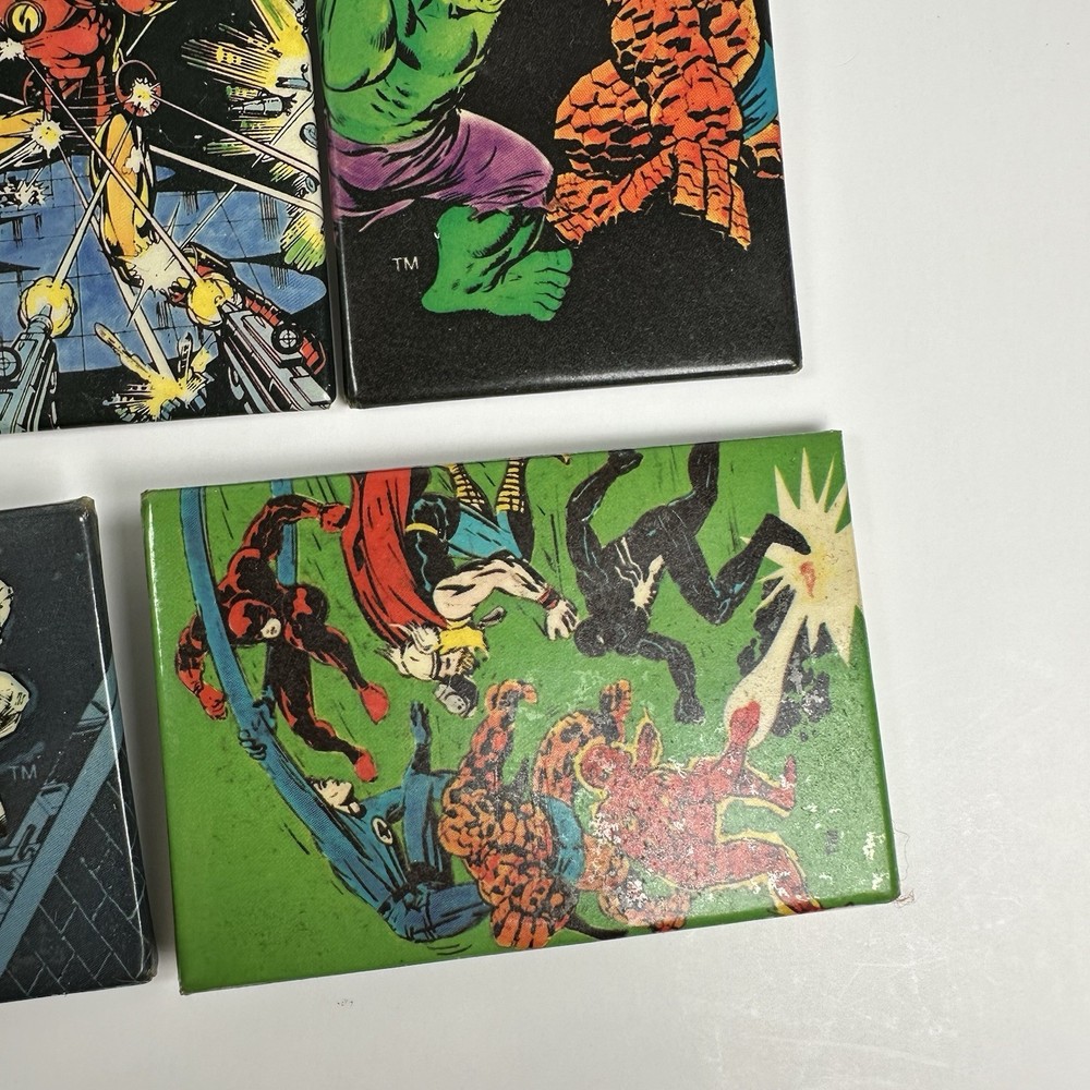 Vintage 80s Marvel Comics Collectible Pins