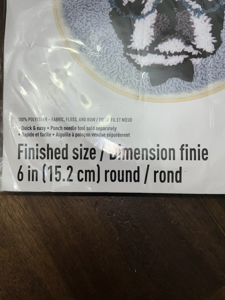 Loops & Threads "Dog" Punch Needle Kit 6" #663955