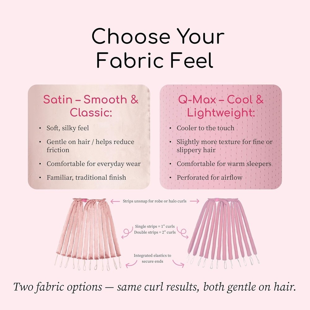 Customizable Heatless Curls - Medium to Thin Hair