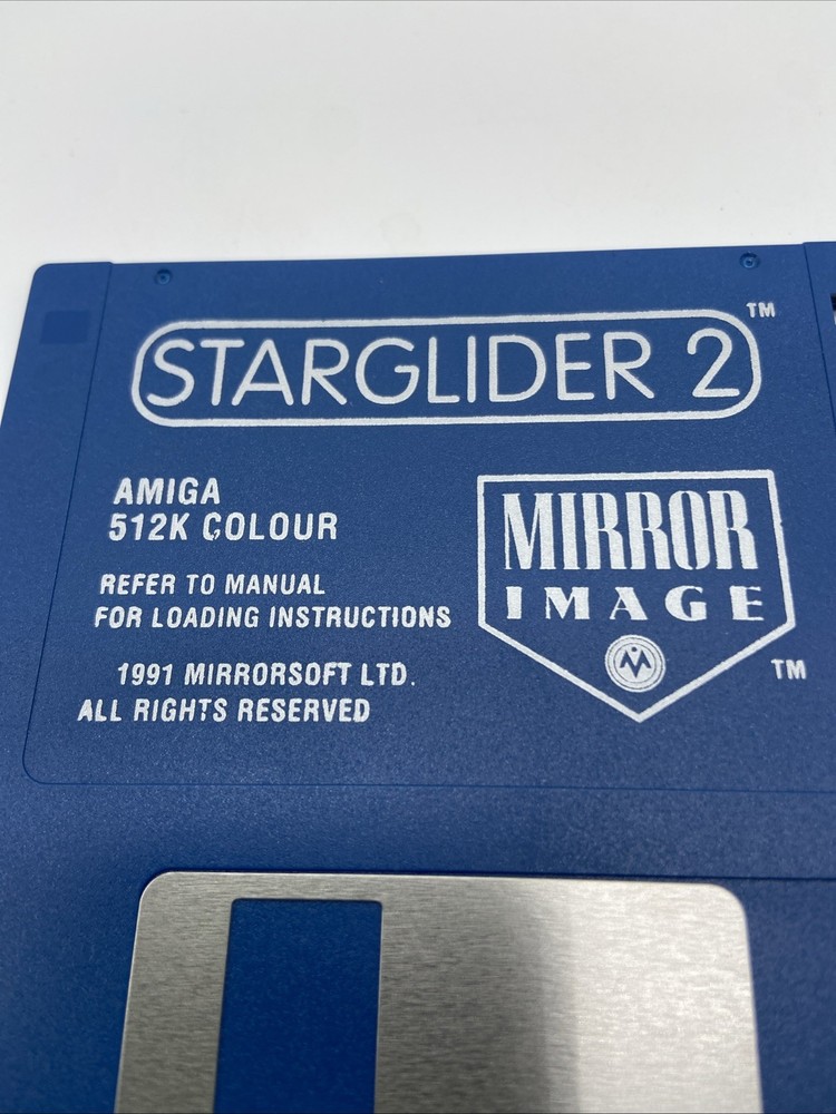 1991 STARGLIDER 2 Amiga VTG Floppy Disk Untested HTF