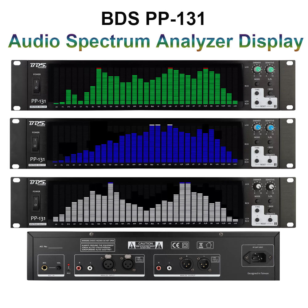 BDS PP-131 Digital Audio Spectrum Analyzer Indicator Display VU Meter 31-Segment