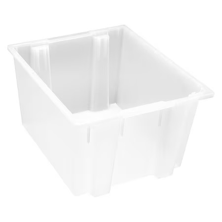 Quantum Storage Systems Snt230cl Stack & Nest Storage Container, 19.4 Gal,