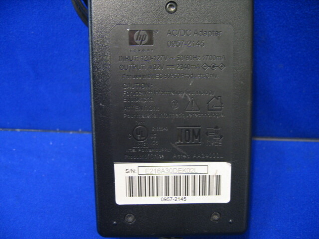 HP 0957-2145 Hewlett Packard AC Adapter Power Supply 32V 2340mA