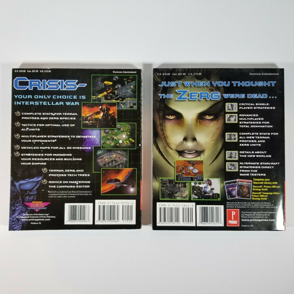 Prima StarCraft & Brood War Strategy Guides