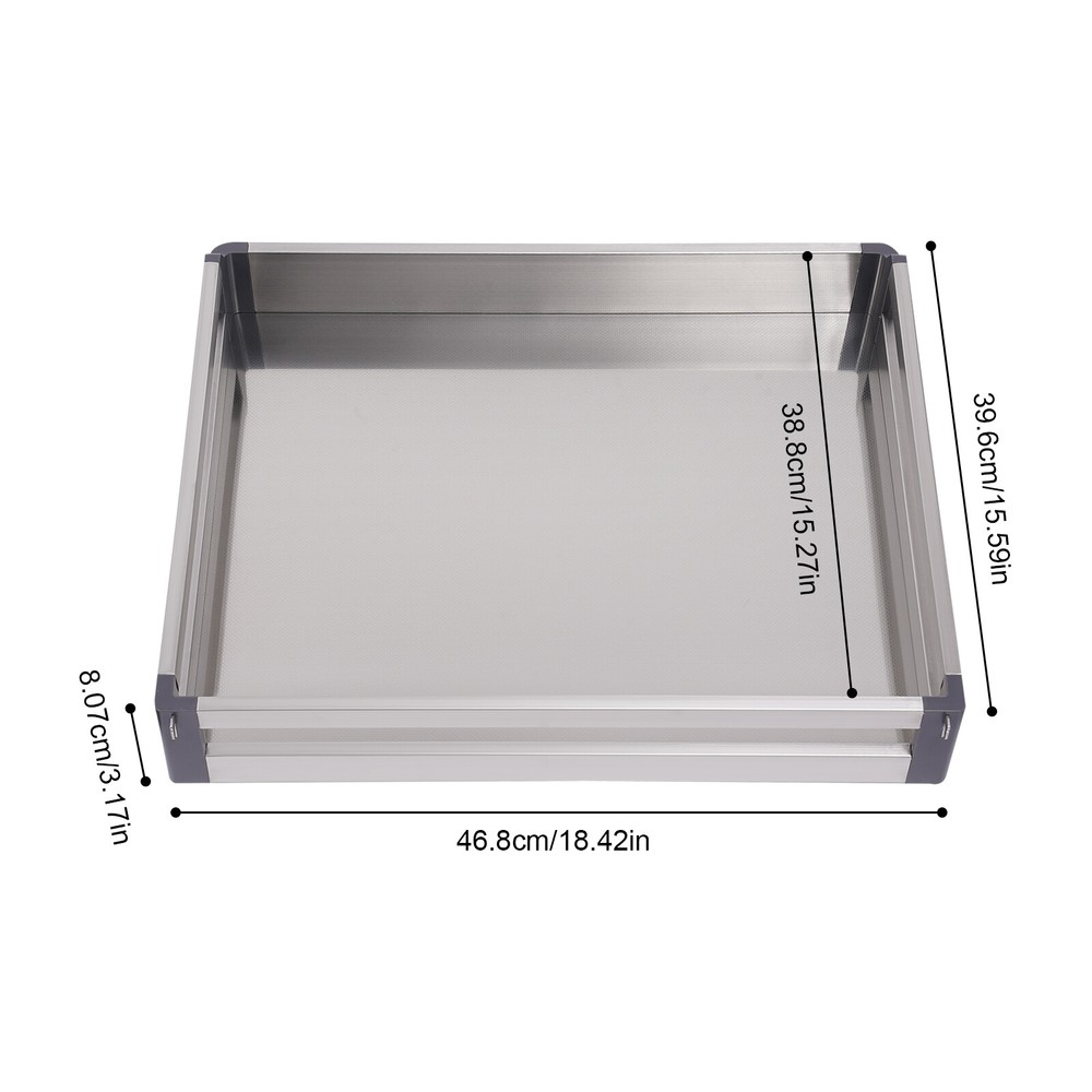 Blind Corner 39" Cabinet Pull Out Organizer, with Soft Close 2 Rolling Shelves.