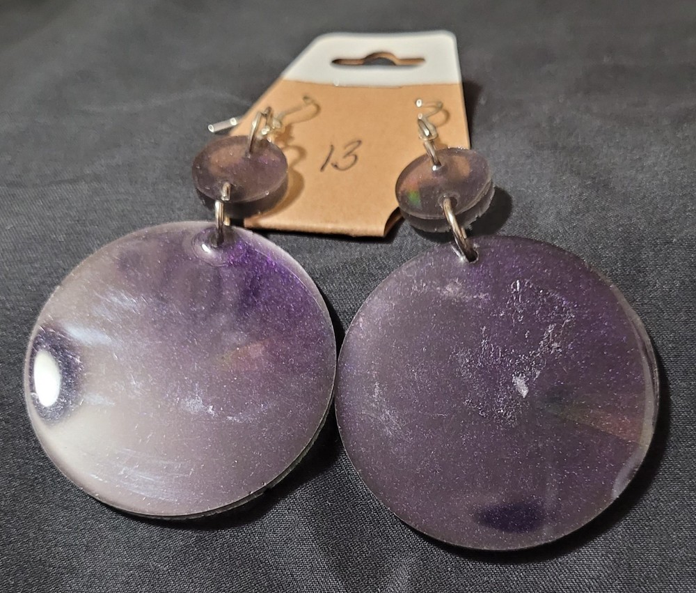 Handmade Epoxy Pierced Earrings