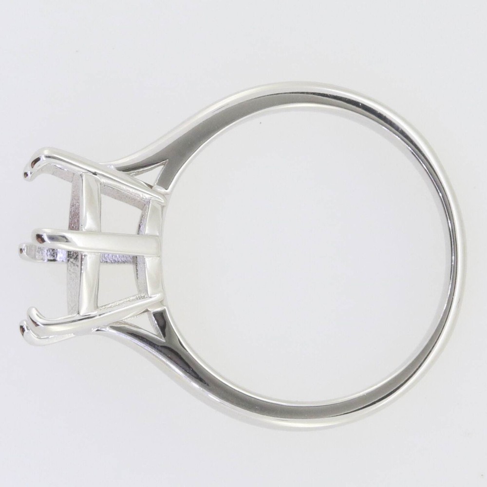 Sterling Silver Semi Mount Ring Setting Round RD 11mm