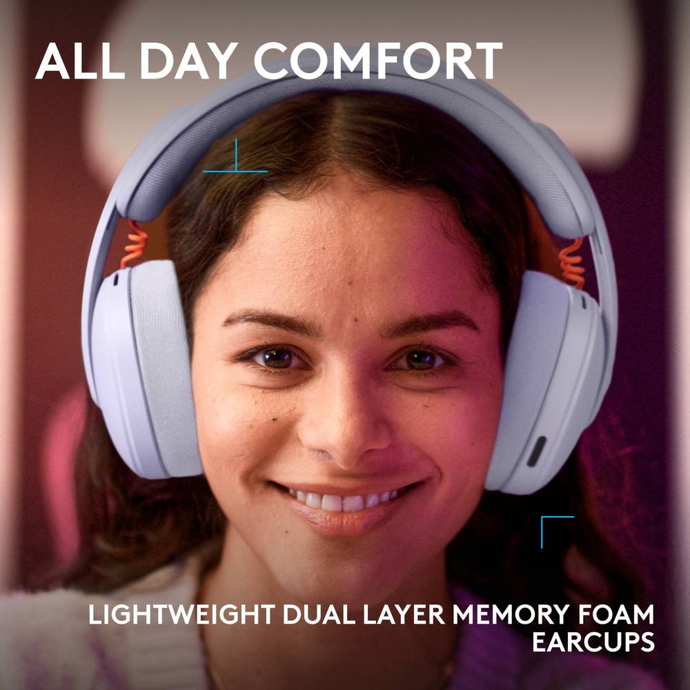 Logitech - G325 LIGHTSPEED Wireless Bluetooth Gaming Headset with Noise Reduc...