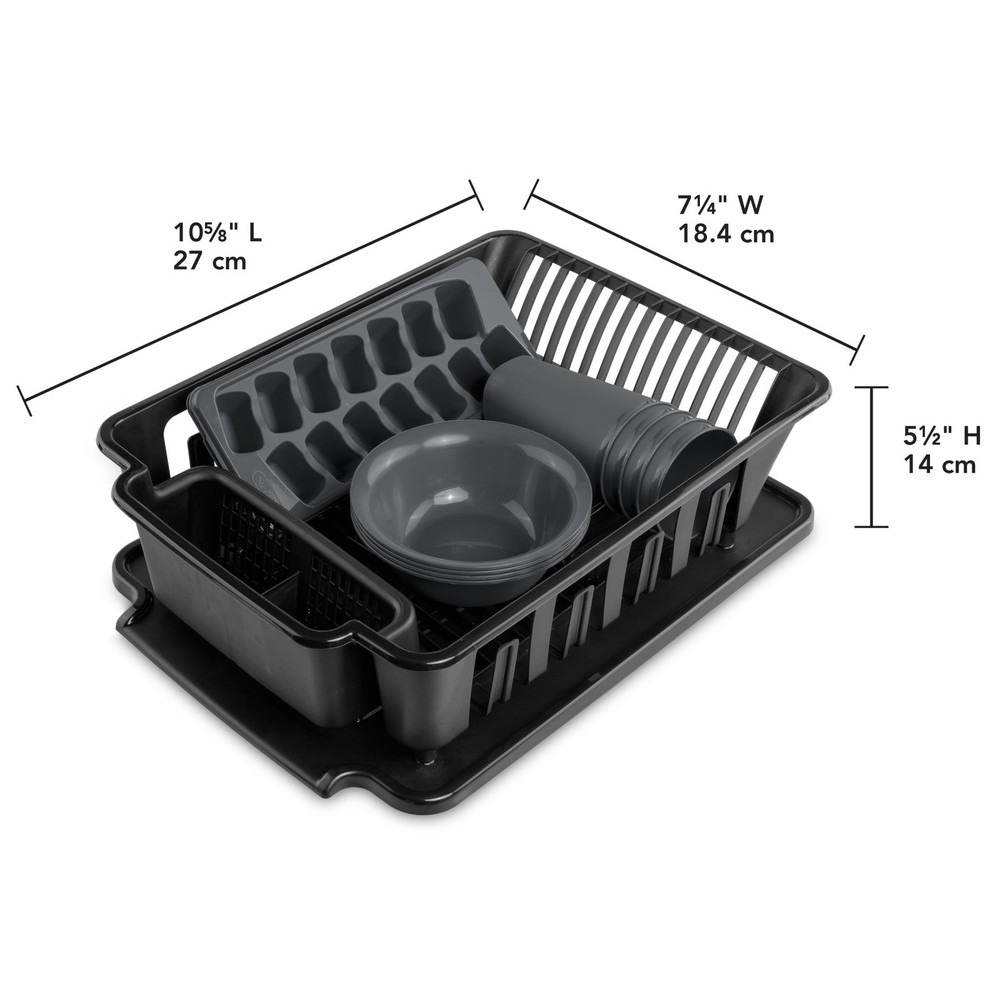 (2 Pack) Sterilite 12 Piece Kitchen Set, Includes Sinkset, Bowls,