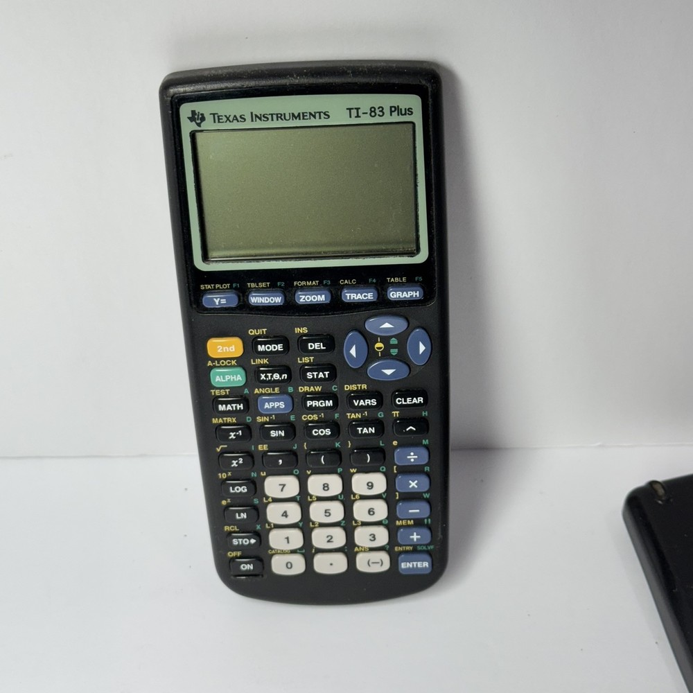 Texas Instruments TI-83 Plus Graphing Calculator TESTED WORKING