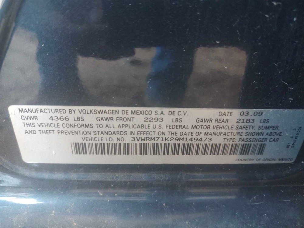 JETTA 2009 Fuse Box Cabin 6966
