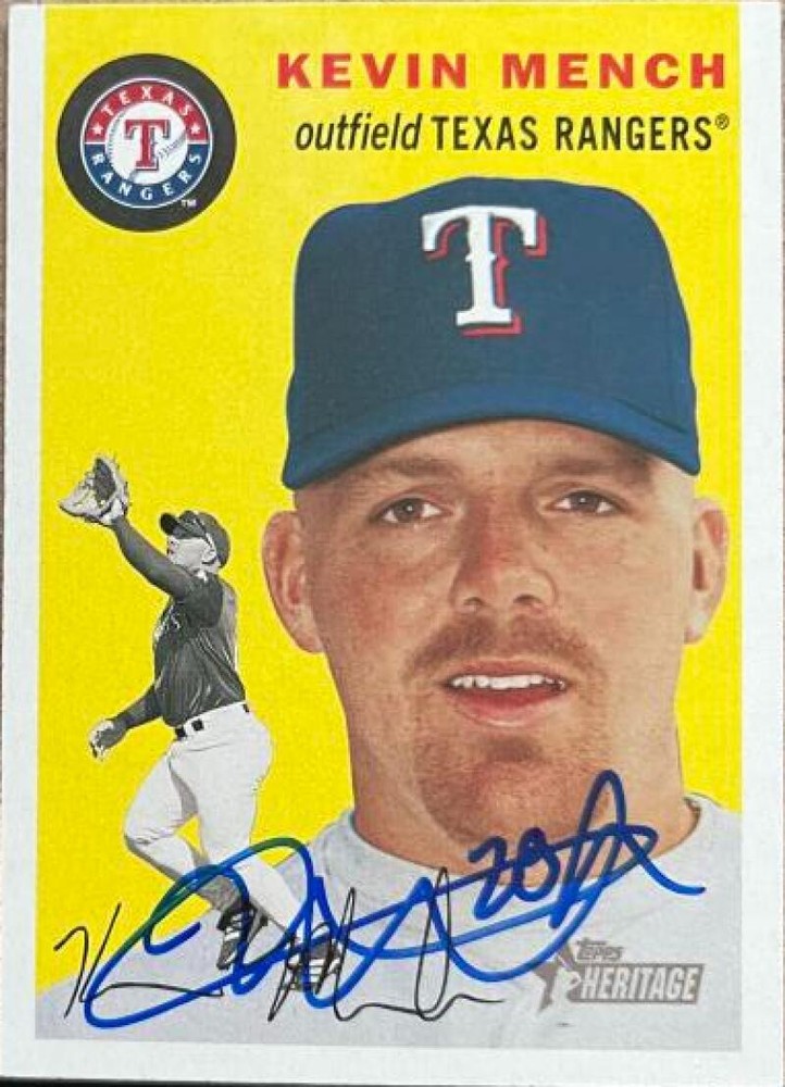 Kevin Mench Autographed 2003 Topps Heritage #307