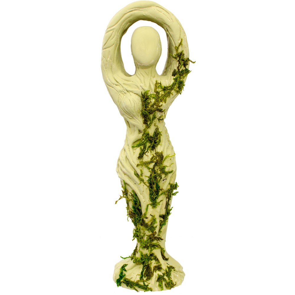 Mossy Tree Goddess Figurine!