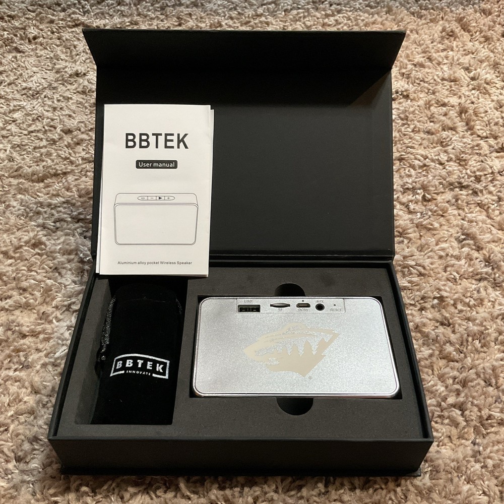 Minnesota Wild BBTEK Bluetooth Wireless Speaker