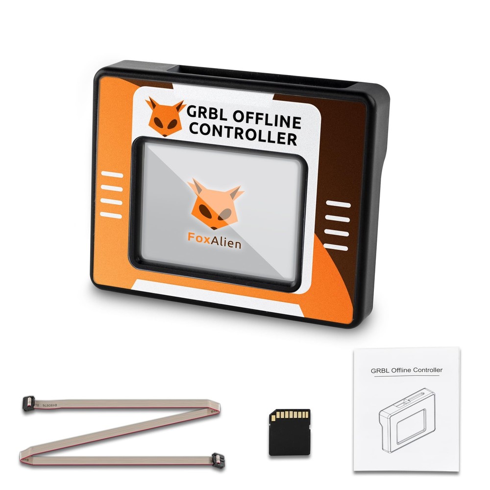 FoxAlien CNC Offline Controller for 3S CNC Machine, Offline Control Module wi...