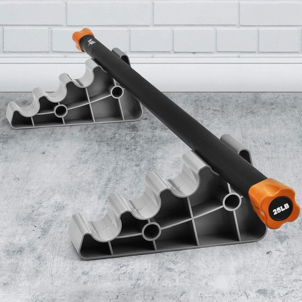 Versatile Resistance Bar Racks for Strength Training - Stylish & Functional