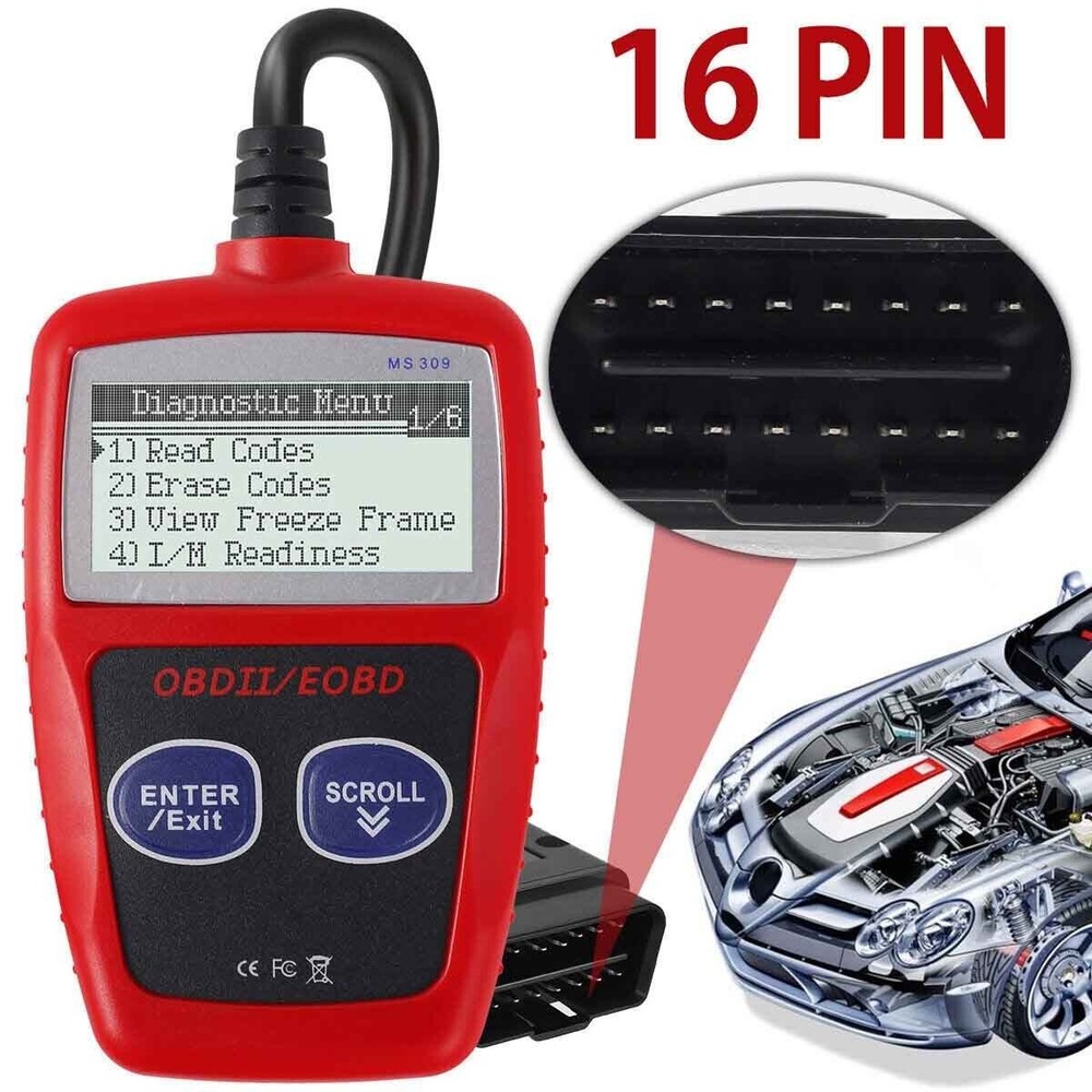 MS309 Automotive Code Reader OBD2 Scanner Diagnostic Tool Car Check Engine Fault