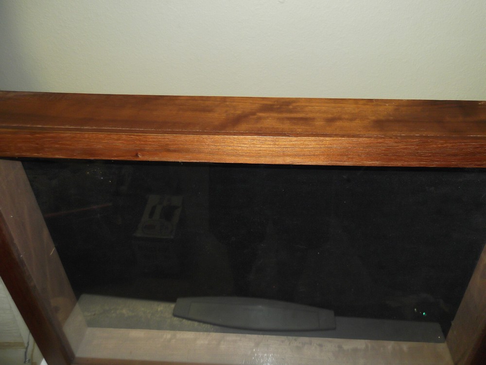 Handmade Solid Black Walnut Display/Shadow Box. 26"x18.5" Plexi Front.