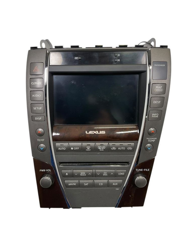 Information Display Screen 2012 LEXUS ES350 Color Touch Controls         1013379