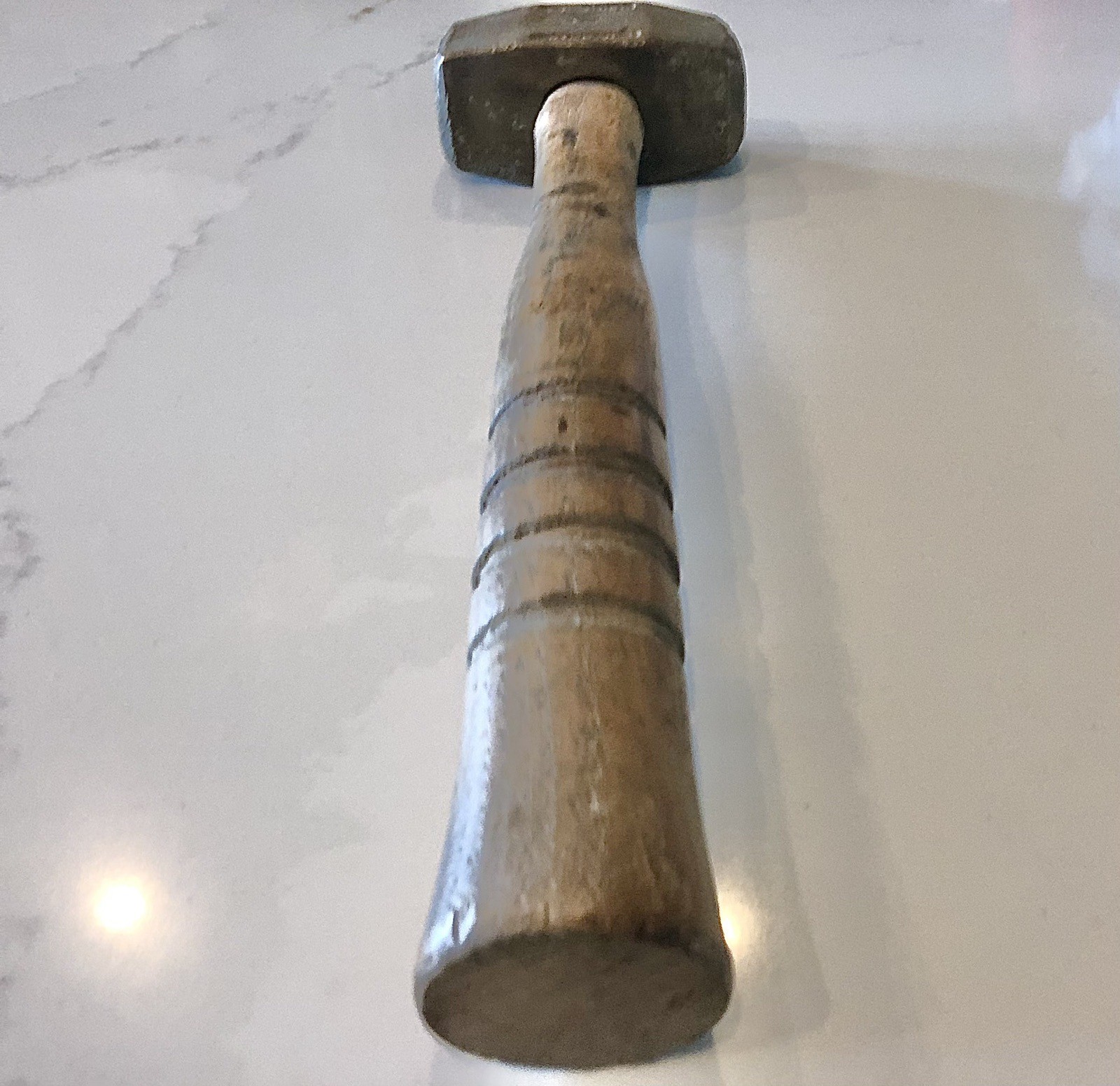 Vintage WWII era Victory Safety Hammer Corp No. 2 brass hammer, Antique Hammer