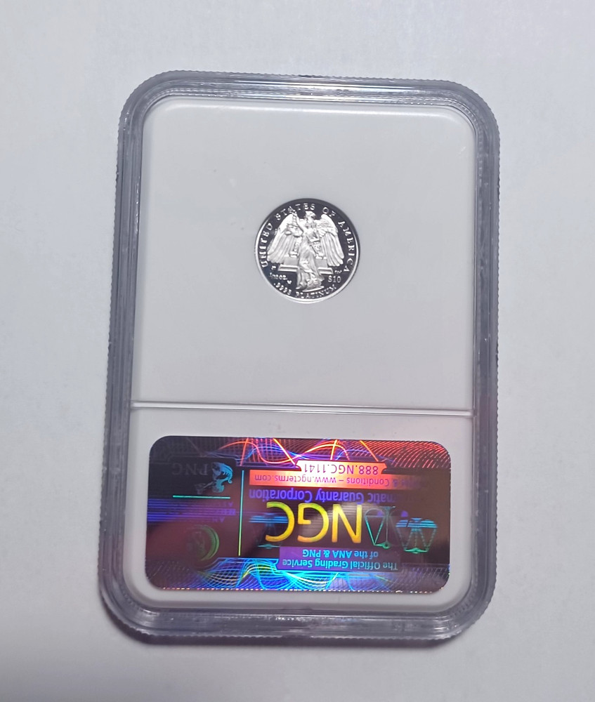 2008 W $10 Proof Platinum Eagle 1/10 oz 🦅 NGC PF70