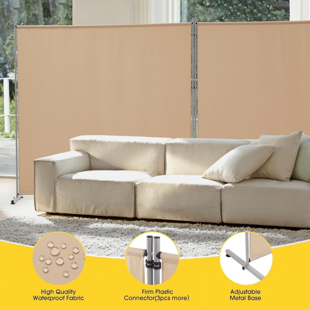 Single Large Panel Room Divider Privacy Screen Office Partition Separators