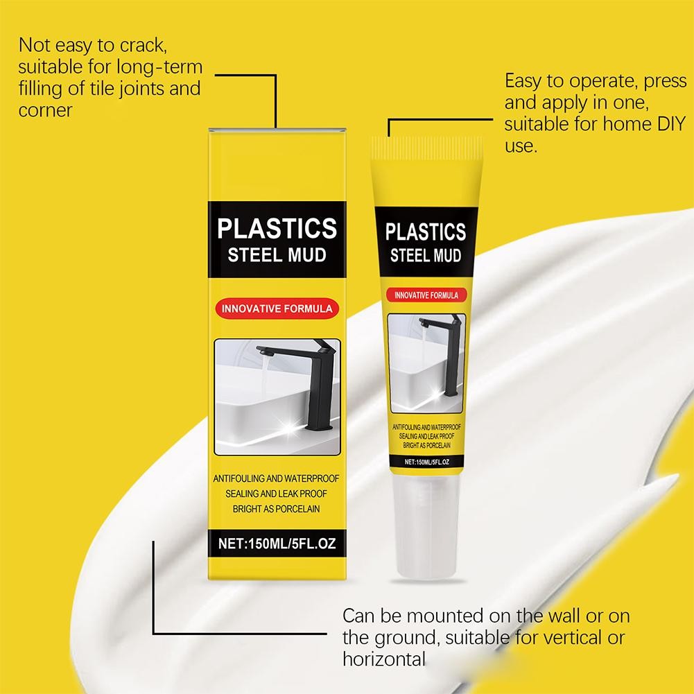 Waterproof Sealant Kitchen Bathroom Plastic Steel Putty Quick-drying Durab POL