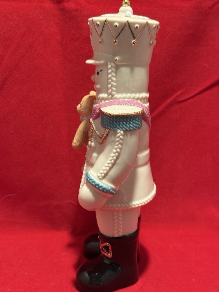 LENOX Nutcracker Sweetie With Teddy Bear In Original Box 7”