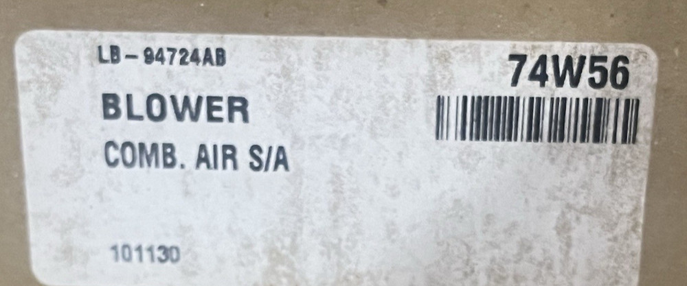 Lennox Inducer Assembly - BLOWER - 74W56
