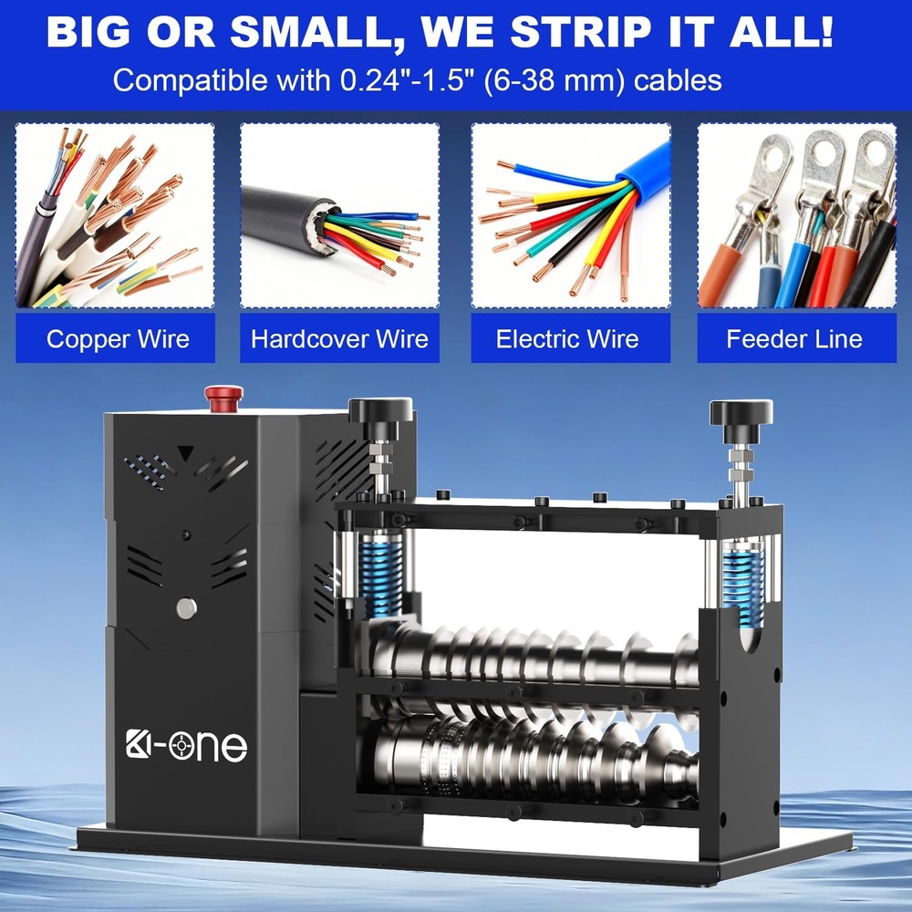 Automatic Wire Stripper Machine, Copper Stripping Black