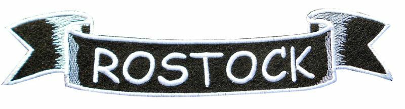 Large back patch patch Rostock many colors (449)
