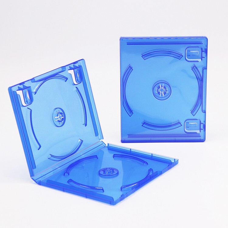 2pcs Blue Double Discs Case Game Cover Replacement Case For Playstation 4 PS4