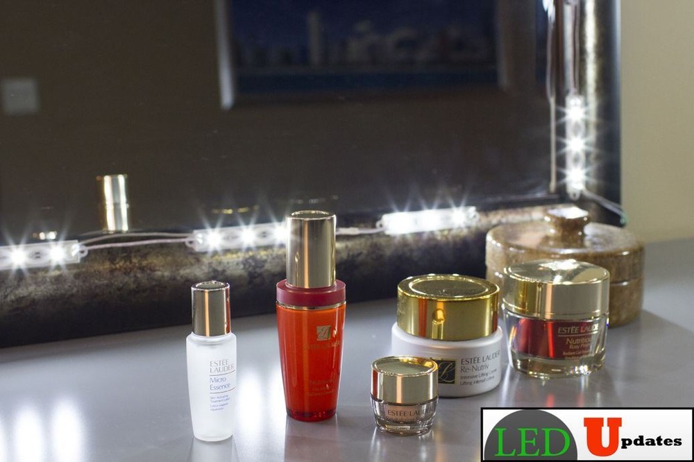 MAKEUP MIRROR LED LIGHT FOR VANITY Mirror + DIMMER & UL POWER LEDupdates 10ft