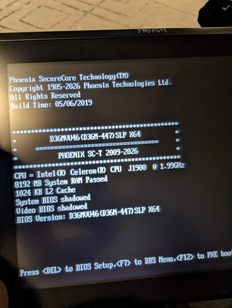 Touch Dynamic Pulse J1900 FULL SYSTEM POS W/ Touchscreen, NO HARD DRIVE