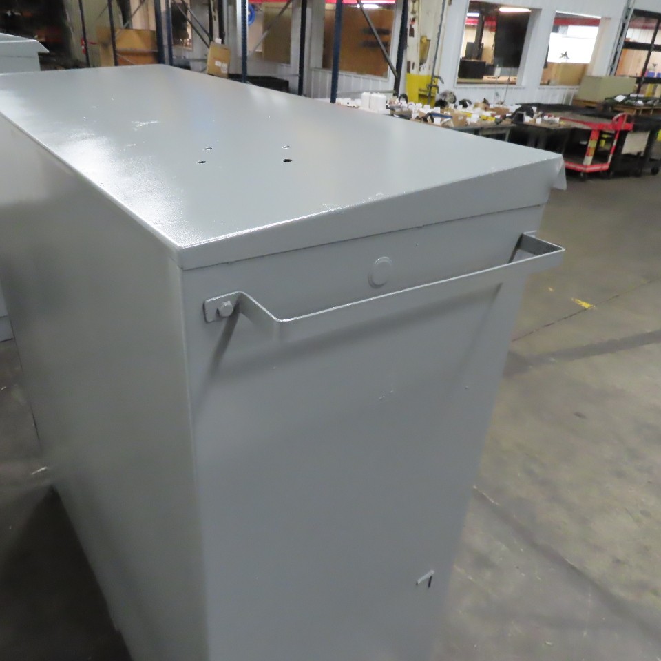 Durham 60" x 24" x 60" Steel Job Site Industrial Storage Cabinet 3 Fixed Shelf