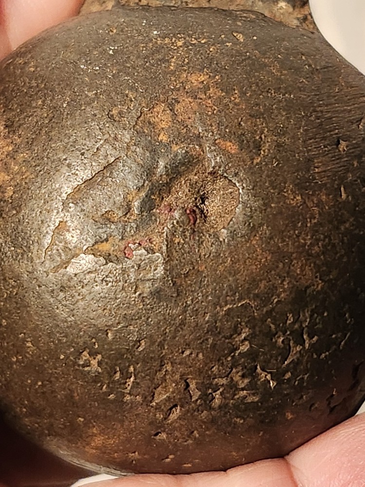 Antique Solid Cast Iron Measuring Weight 1lb 2.3oz