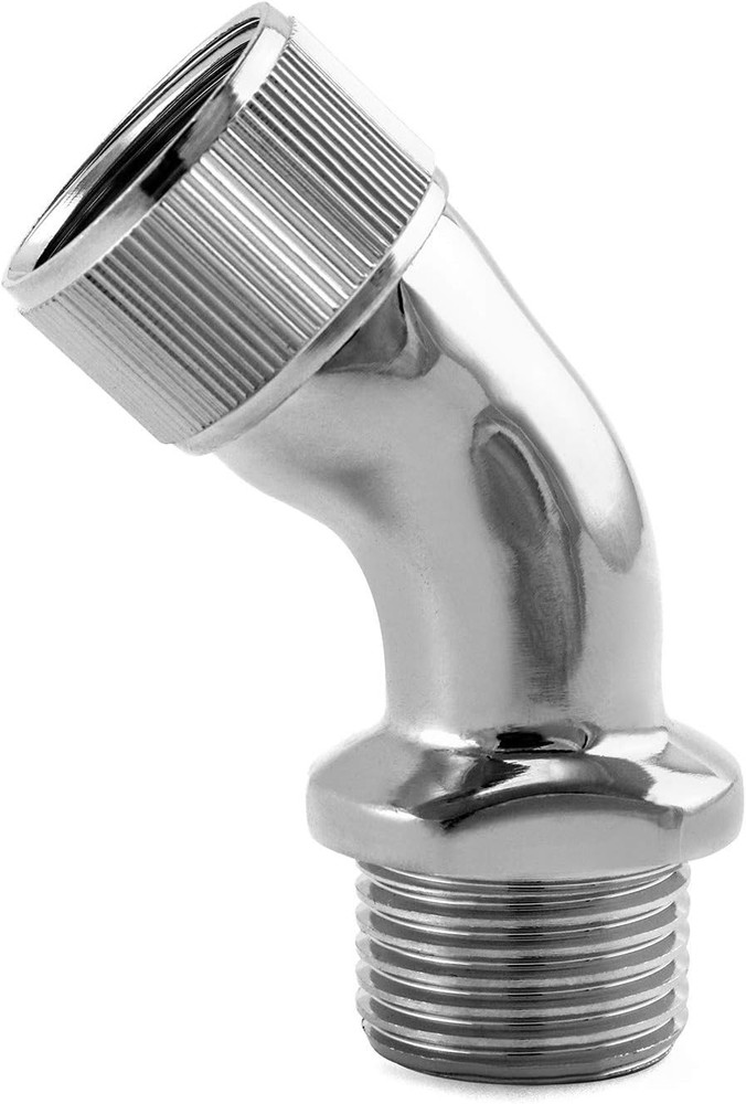 Elbow Adapter for Shower Head, Chrome Copper 1/ Extender Cector