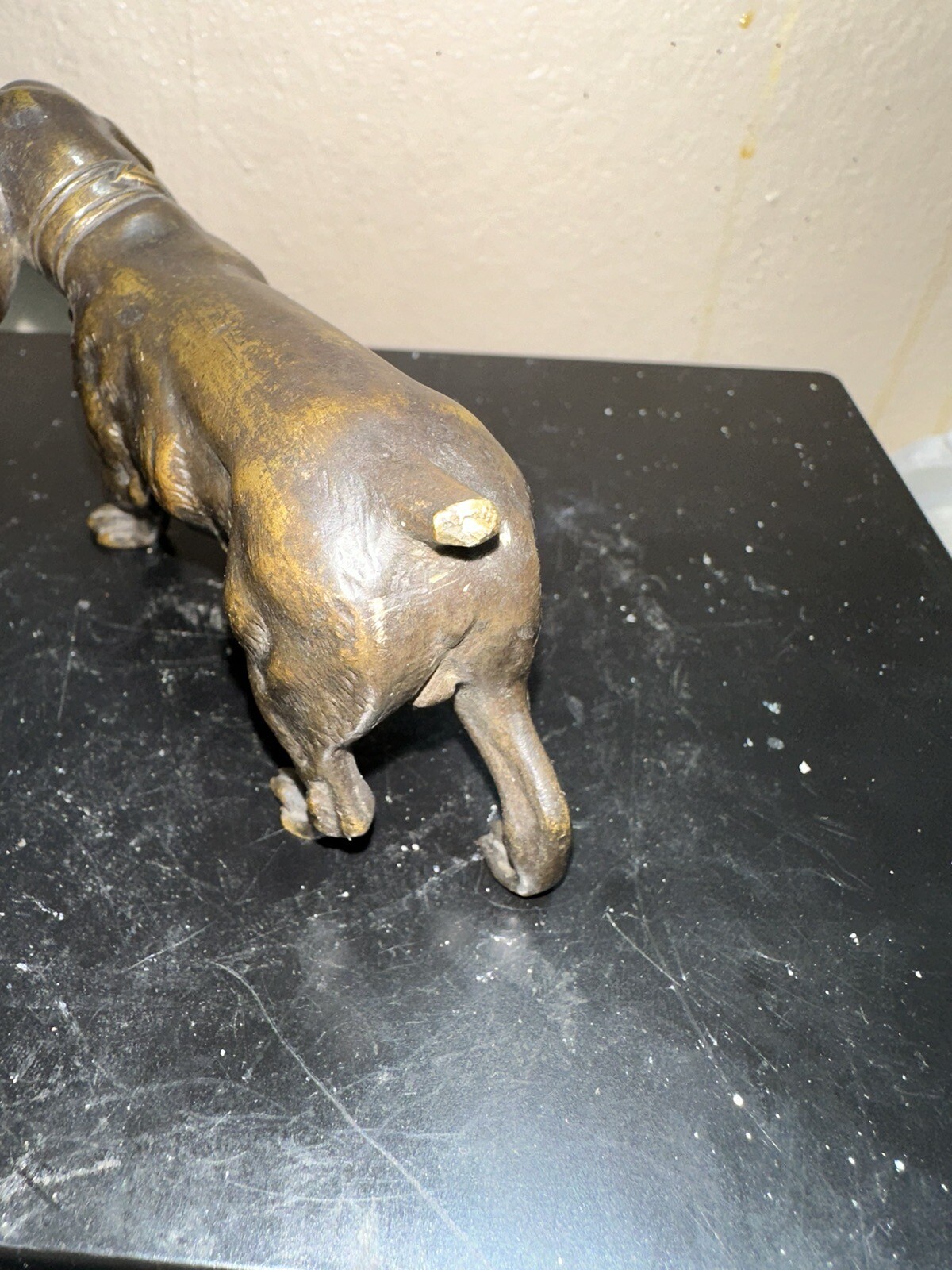 Wonderful Antique Bronze Dog