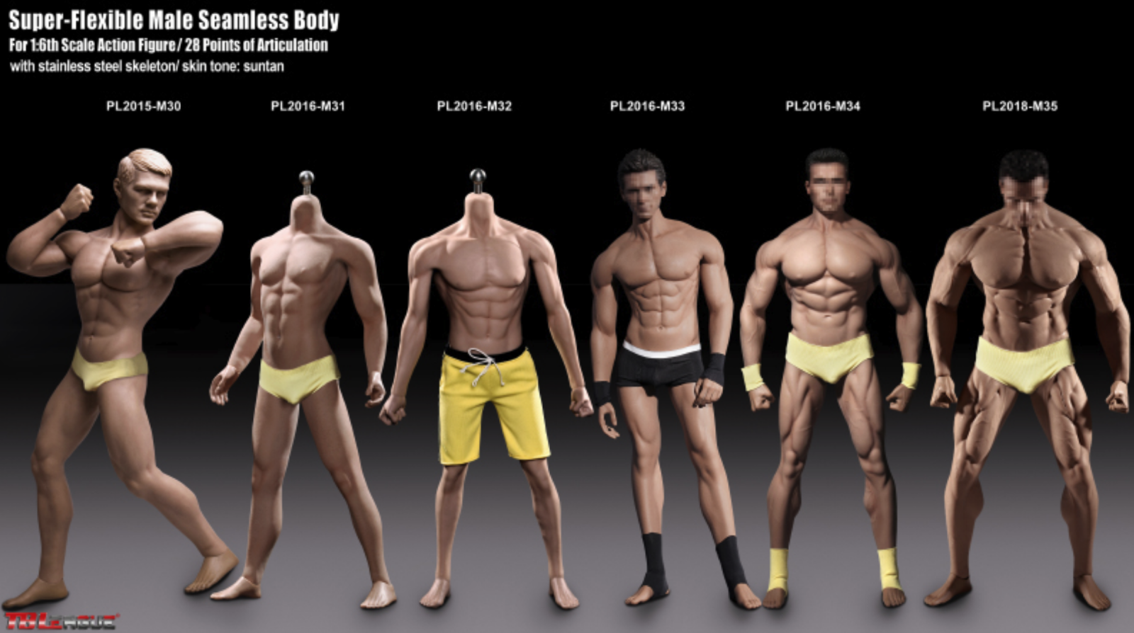 1/6 PHICEN TBLeague Steel Skeleton MALE SEAMLESS Body M30 M31 M32 M33 M34 M35