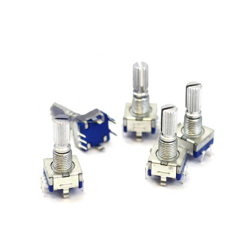 10Packs Rotary Encoder Switch EC11 Audio Digital Potentiometer with Handle 20 mm
