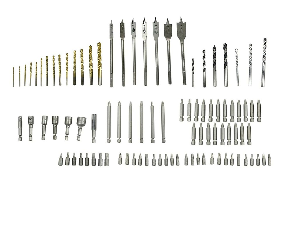 Impact Drill Driver FastCraft High End Hammer Drill PRO Grade Corded +104pc Bits