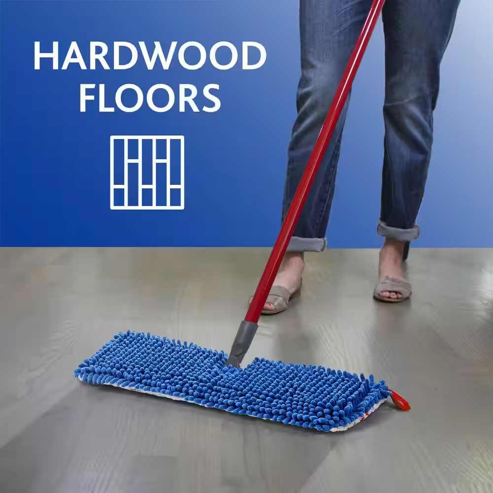 O-Cedar Professional Dual-Action Microfiber Flip Mop Reusable Washable