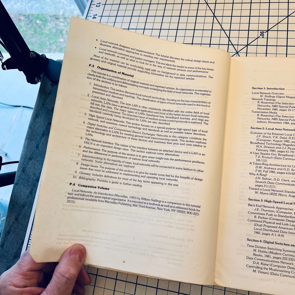 Local Network Technology Tutorial Manual William Stallings 1983 Vintage Computer