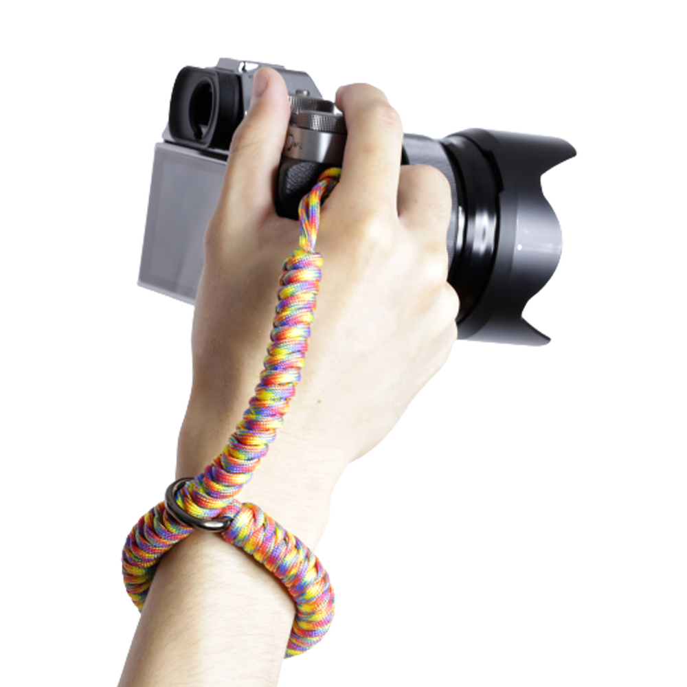 Foto&Tech Adjustable Braided Camera Wrist Strap Universal Paracord