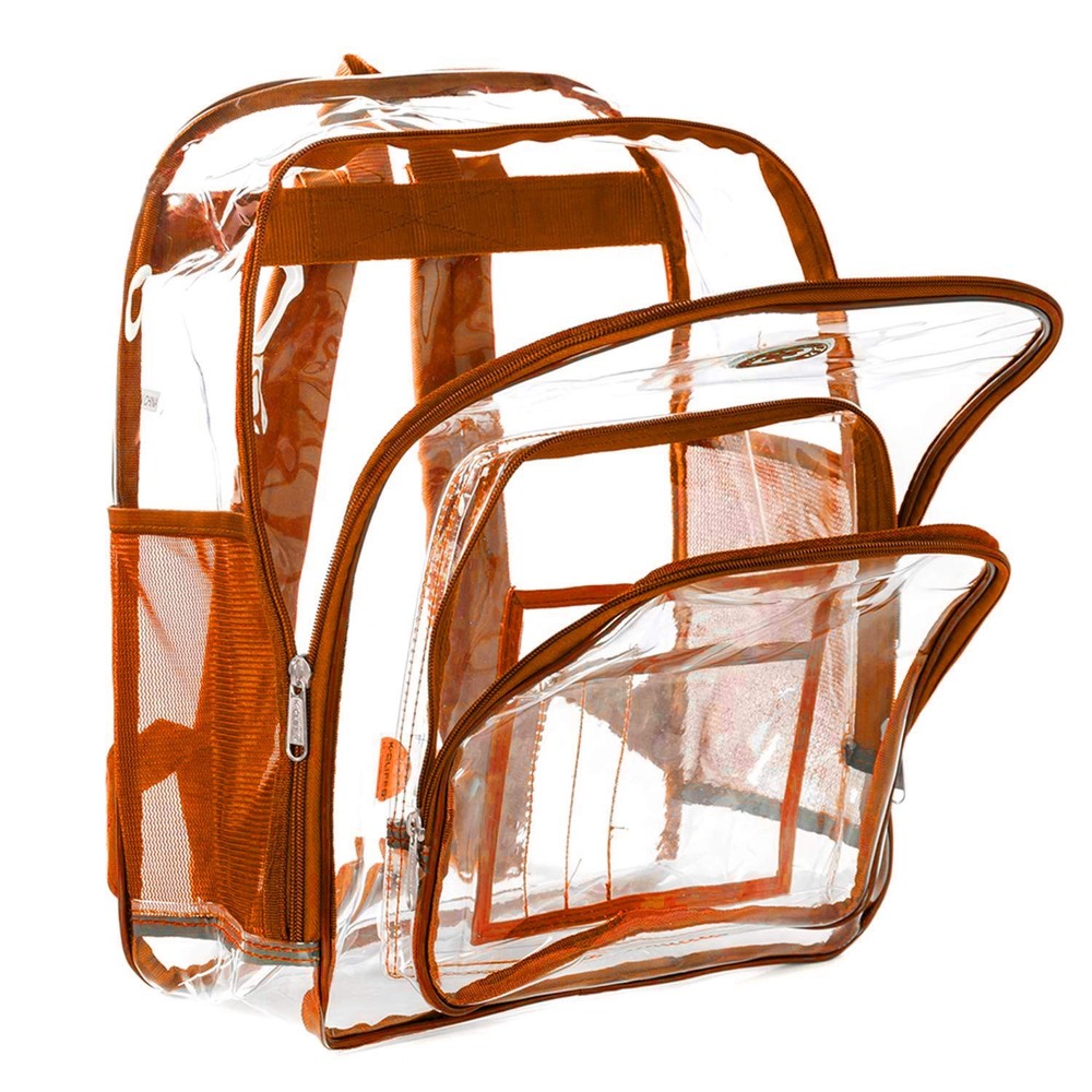 Heavy Duty Clear Backpack Transparent School Bag Large See Through Daypack