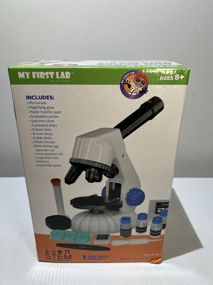 My First Lab DUO Scope Starter Kit 2-in-1 Microscope w /Accessories