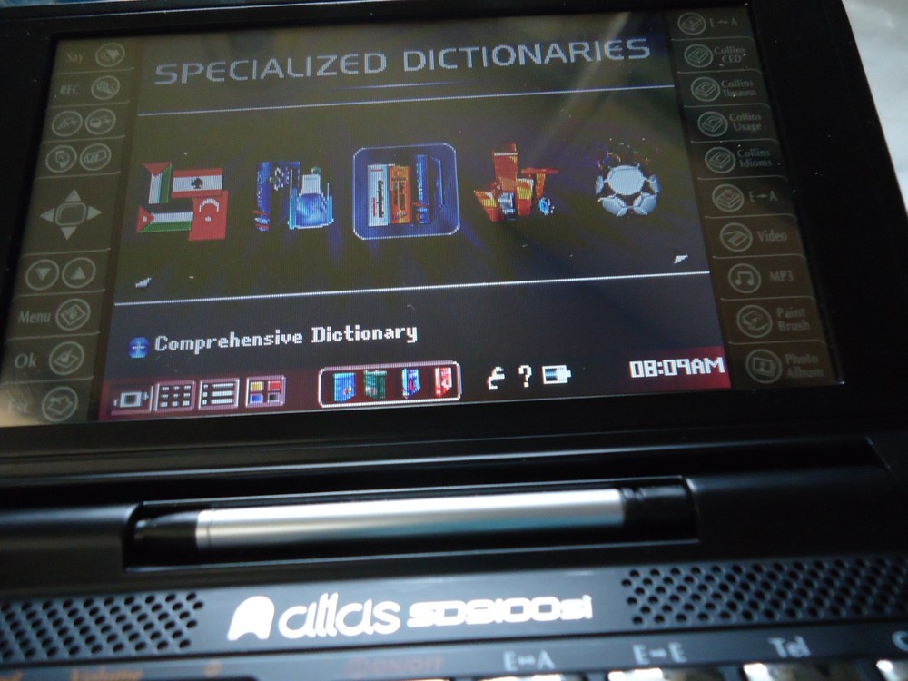 ATLAS SD9100si TALKING DICTIONARY
