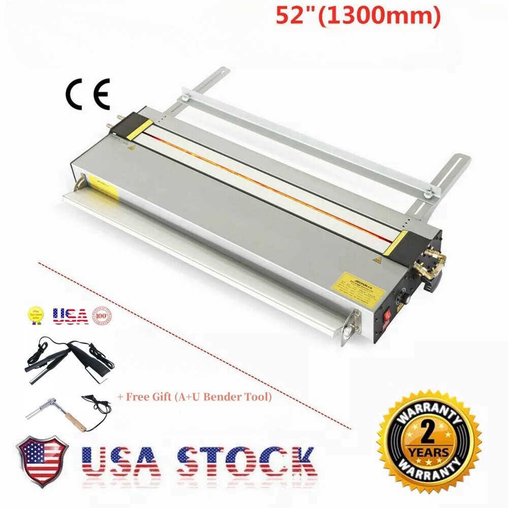 Upgrade 110V 52" Acrylic Bender Plastic PVC Bending Machine + Manual Bender Tool