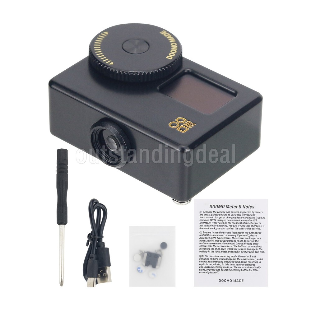 Light Meter for DOOMO Meter S Brass Version High Accuracy Lens & Long Endurance